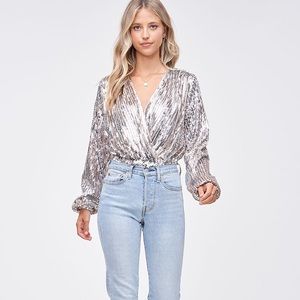 Edelie Sequin Bodysuit by En Saison